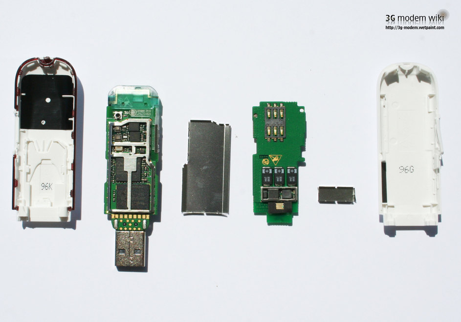 ZTE MF 628 dismantled front