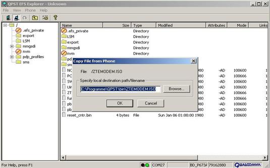 QPST configuration step 9